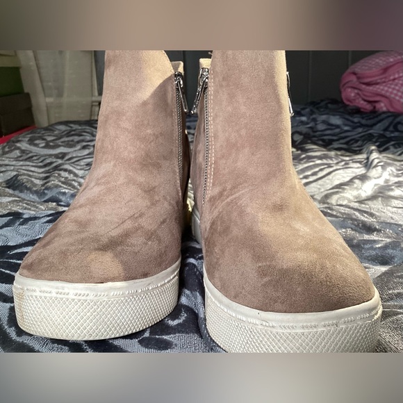 Steve Madden Double Zip Kids Jwedgiee Sneaker Size 5M - Picture 8 of 13